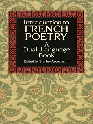 cover image of Introduction to French Poetry